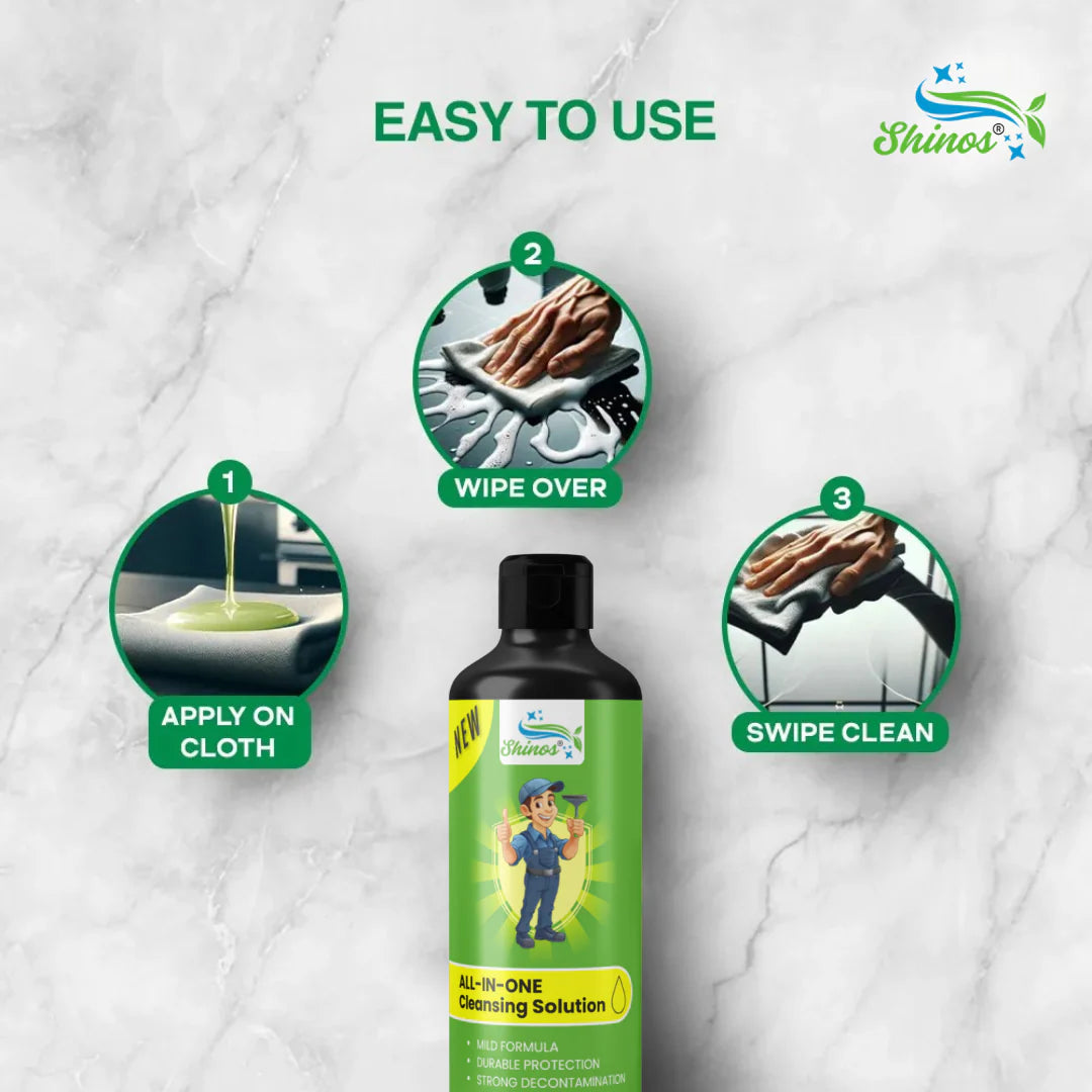 All-in-One Cleansing Solution | Effective on All Surfaces ( Buy 1 Get 3 )