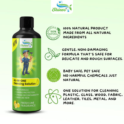 All-in-One Cleansing Solution | Effective on All Surfaces ( Buy 1 Get 3 )